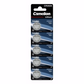 CR2025 Camelion 3V Lithiumbatterier 5-pakke